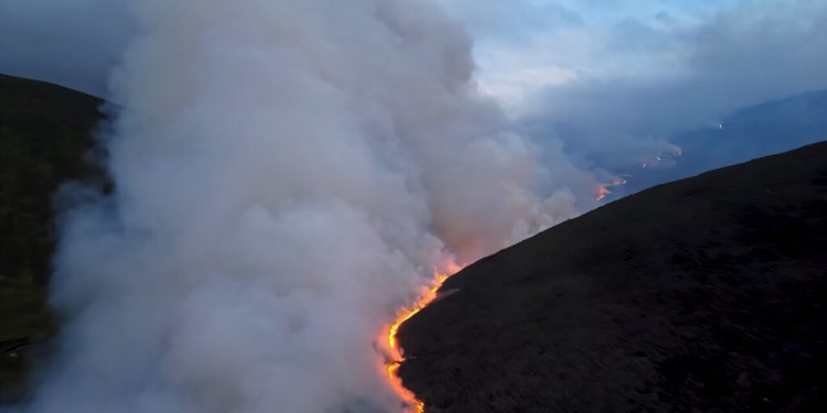 Incendio in Scozia: evacuazioni nel parco nazionale delle Cairngorms